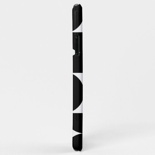B&W mozaïek Case-Mate iPhone Case (Achterkant/rechts)