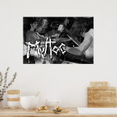 B&W Multoc-Poster Poster (Keuken)