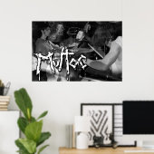 B&W Multoc-Poster Poster (Thuiskantoor)