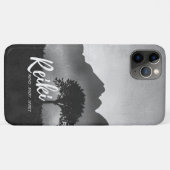 B&W Natural Reiki Master Yoga Mediation instructeu Case-Mate iPhone Case (Achterkant (horizontaal))