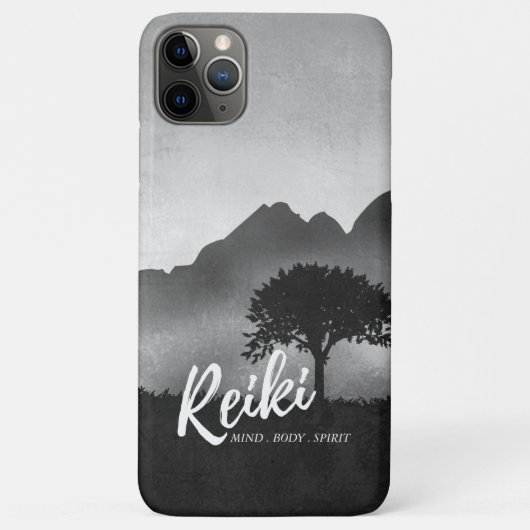 B&W Natural Reiki Master Yoga Mediation instructeu Case-Mate iPhone Case (Achterkant)