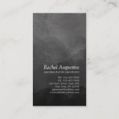 B&W Natural Reiki Master Yoga Mediation instructeu Visitekaartje (Achterkant)