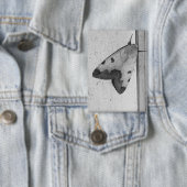 B&W - Ophiusa tirhaca, de groene draak Button (Insitu)