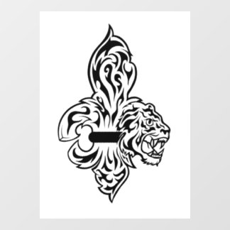 B&W ORIGINAL Fleur De Lis W/Mike Raamsticker