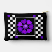 B&W paarse harten kloppen Etui (Achterkant)