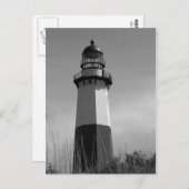 B&W - Phare de Montauk - Carte postale 2 (Devant / Derrière)