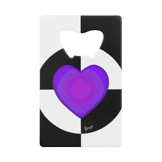 B&W Purple Hearts Beating (Devant)