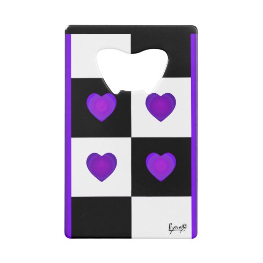 B&W Purple Hearts Beating (Dos)