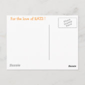 B&W RATS collage Carte postale (Dos)