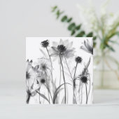 B&W röntgenbloemen (Staand voorkant)