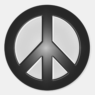 B&W rust Ronde Sticker
