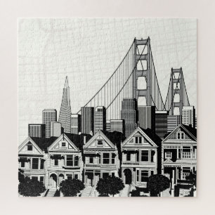 B&W San Francisco California Legpuzzel