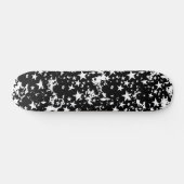 B&W Star Graffiti Skateboard (Horizontaal)