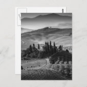 B&W Toscanië Briefkaart (Voorkant / Achterkant)