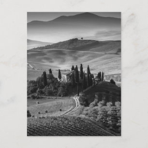 B&W Toscanië Briefkaart