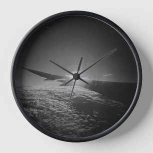 B&W Vliegtuig Shot Clock