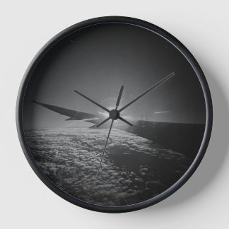 B&W Vliegtuig Shot Clock
