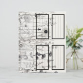 B&W Wildbloemen Suzy's tuin 5 Blank  (Staand voorkant)