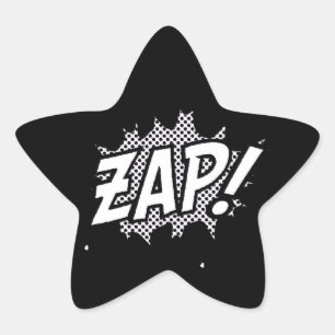 B&Wzappower Ster Sticker