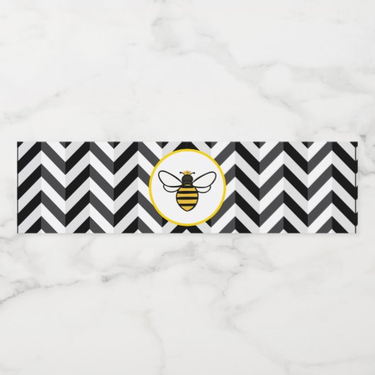 Ba-Bee Baby shower Waterflesetiketten Waterfles Etiket (Enkel label)