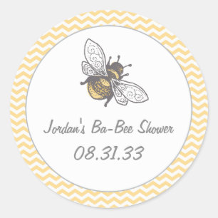 Ba-Bee Honing Bijendouche Ronde Sticker