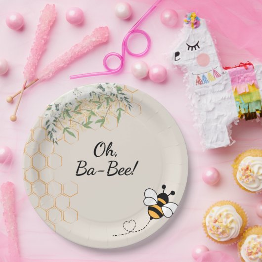 Ba-Bee  Papieren Bordje (Feest)