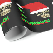 BA-HUMBUG, antikerstpapier voor schedelovervulling Cadeaupapier (Rol Hoek)