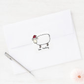 Ba Humbug Vierkante Sticker (Envelop)