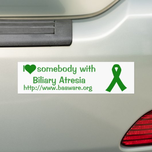 BA Love Bumpersticker (Op auto)