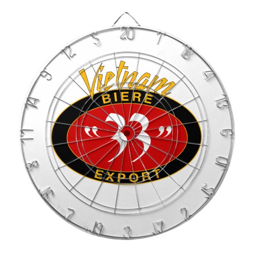 "Ba Moui Ba" - "33" Beer, Vietnam Dartbord (Voorkant)