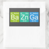 Ba Zn Ga ! Stickers Éléments de tableau périodique (Sac)