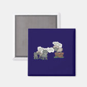 Baa, Baa, Baa Magneet (Voorkant / Achterkant)