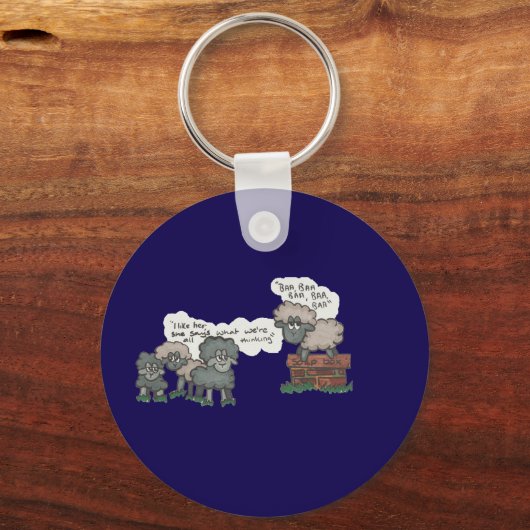 Baa, Baa, Baa Sleutelhanger (Achterkant)