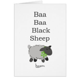 Baa Baa Black Sheep