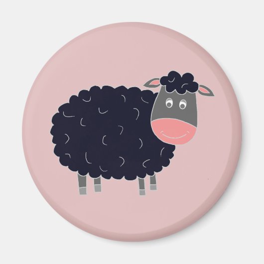 Baa Baa Black Sheep Magneet (Voorkant)