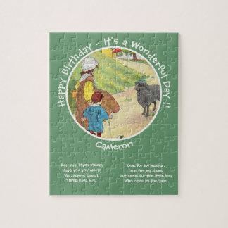 Baa, Baa, Black Sheep Verjaardagsfeestje Collectie Legpuzzel