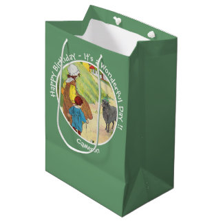 Baa, Baa, Black Sheep Verjaardagsfeestje Collectie Medium Cadeauzakje
