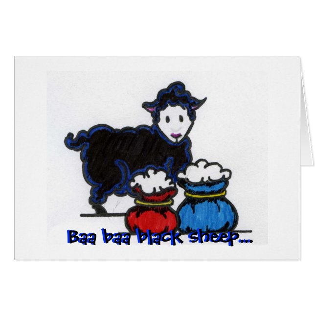 Baa baa zwarte schapen... (Voorkant Horizontaal)