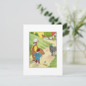 Baa, baa, zwarte schapen, heb je wol? kaart (Staand voorkant)