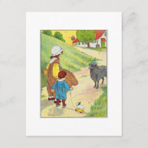 Baa, baa, zwarte schapen, heb je wol? kaart