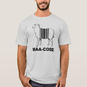 Baa Code Streepjescode T-shirt