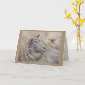 Baa Hum Bug Kaart (Gele Bloem)