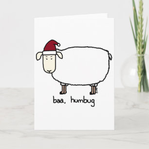 baa humbug feestdagen kaart