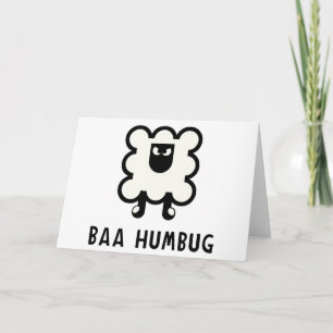 Baa Humbug Feestdagen Kaart
