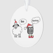 Baa Humbug Funny Festin Ornament (devant)