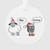Baa Humbug Funny Festin Ornament (devant)