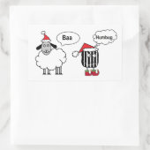 Baa Humbug Funny Festive Glossy Stickers (Tas)