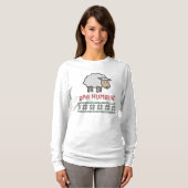Baa Humbug Kerstmis Ugly Sweater T-shirt (Voorkant volledig)
