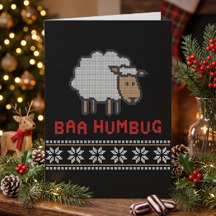Baa Humbug Kerstschaap Kaart