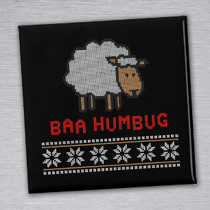 Baa Humbug Kerstschaap Magneet
